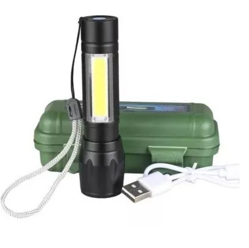 Miniatura 5 de Mini Linterna Metalica Recargable Led